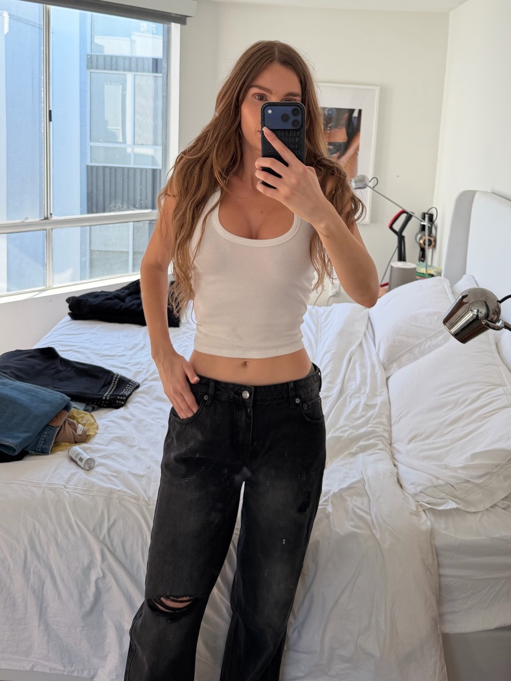 SER.O.YA NWT Black Margot Jeans